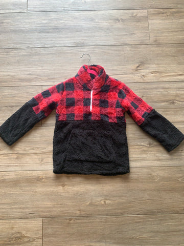 Plaid pull over
