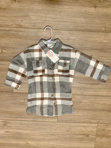 Mommy and Me - (Gray Plaid Tunic)